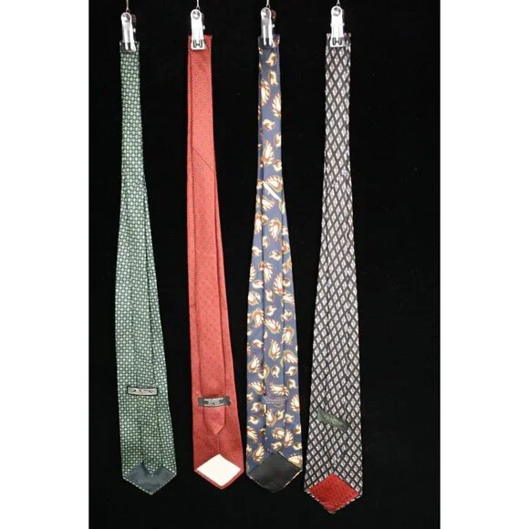 4 Men's Silk Ties, Assorted Brands - Picture 4 of 11